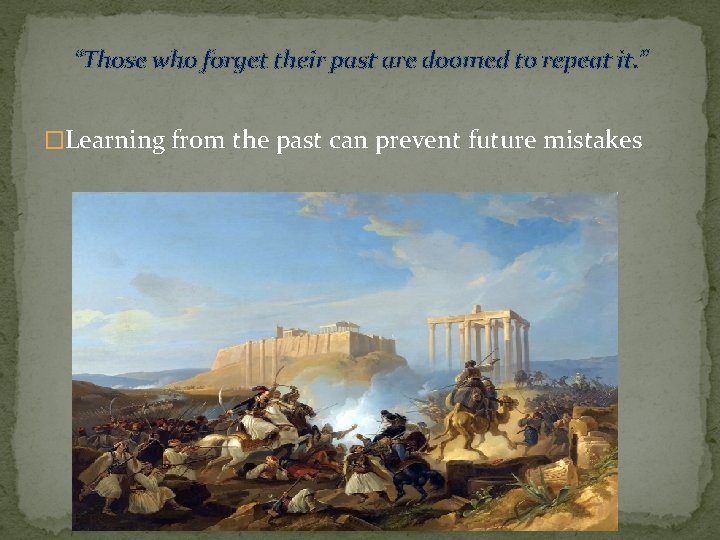 Chapter one Uncovering the past Section 1 The