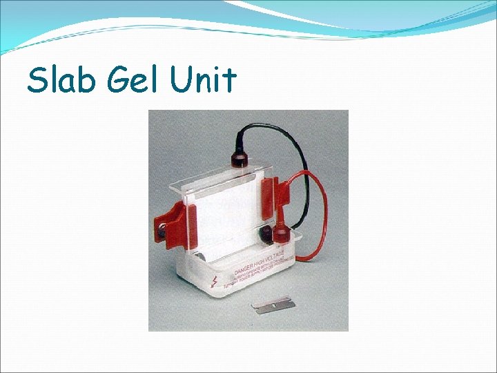 Slab Gel Unit 