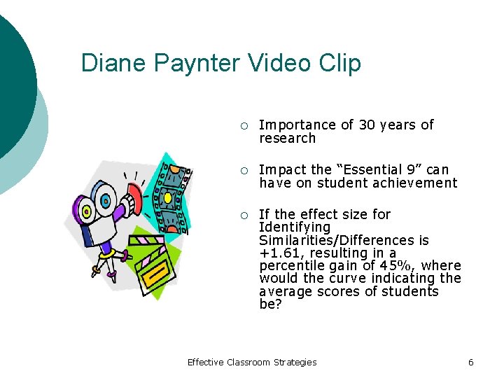 Diane Paynter Video Clip ¡ Importance of 30 years of research ¡ Impact the