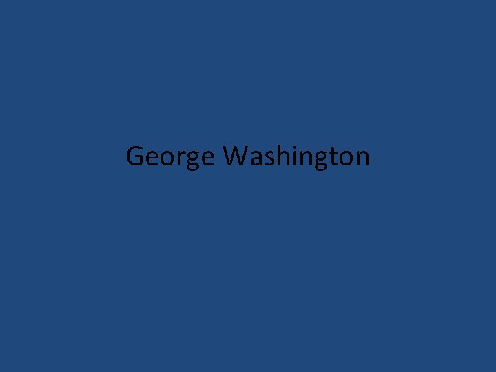 George Washington 