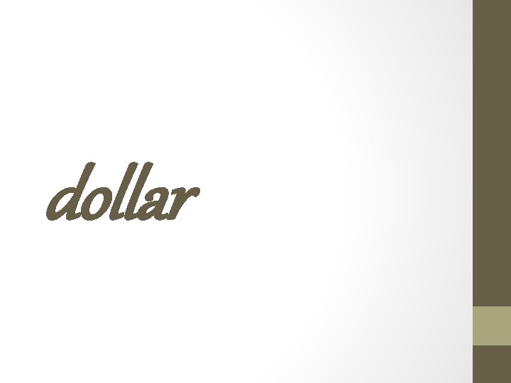 dollar 