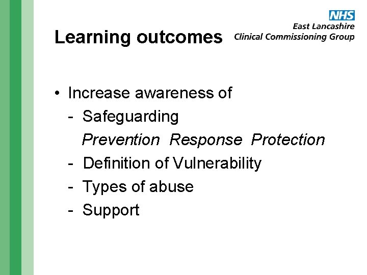 Safeguarding Protecting Vulnerable Adults Safeguarding Protecting ...