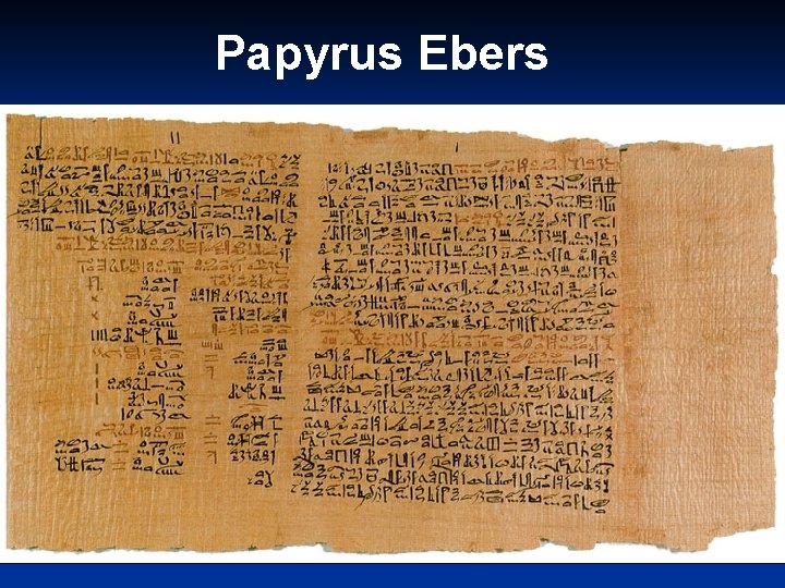 Papyrus Ebers 