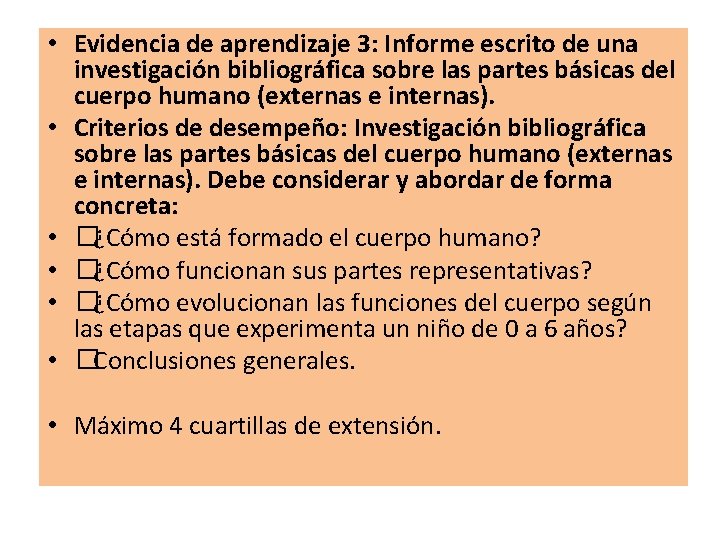  • Evidencia de aprendizaje 3: Informe escrito de una investigación bibliográfica sobre las