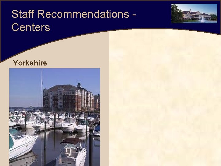 Staff Recommendations Centers Yorkshire 