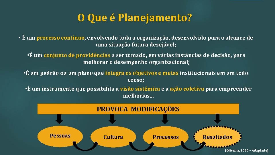 Planejamento Estratgico Conceitos Bsicos Por que Planejar Para