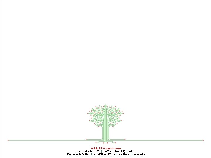 A. E. B. S. P. A. a socio unico Via dell’Industria 20 | 42025