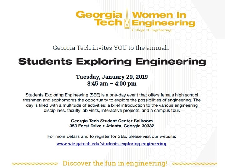 www. wie. gatech. edu/students-exploring-engineering 