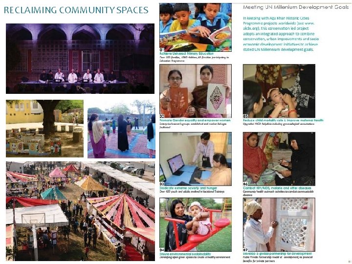 RECLAIMING COMMUNITY SPACES 