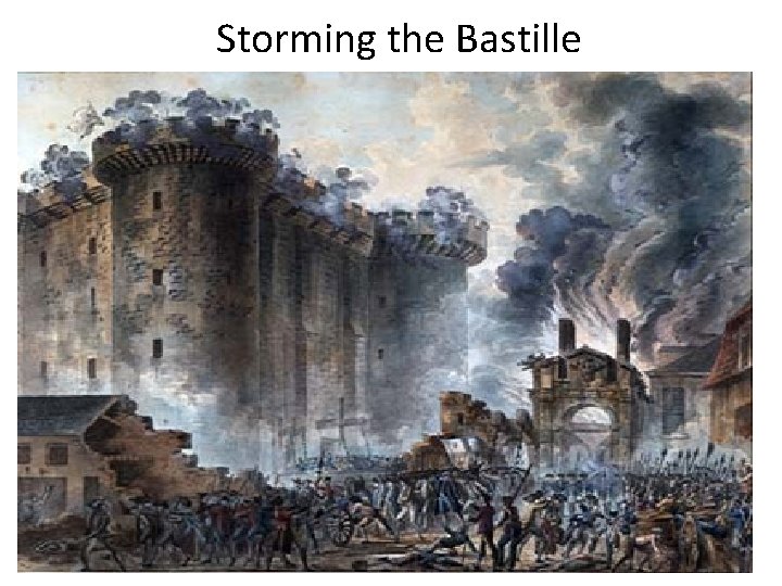 Storming the Bastille 
