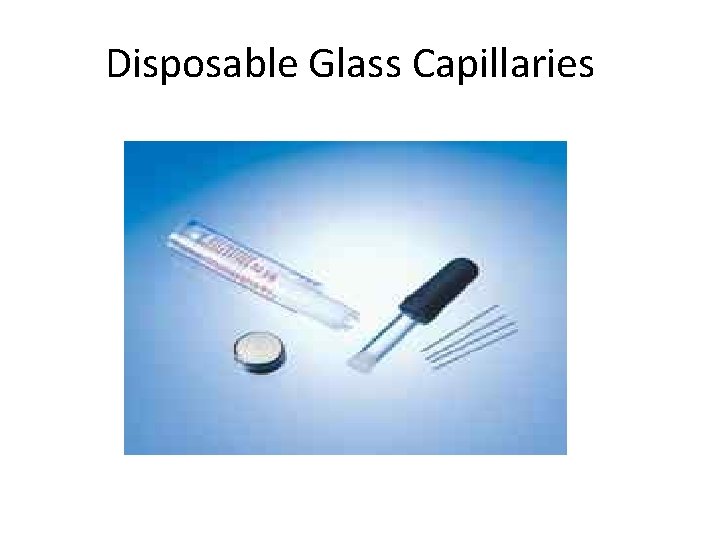 Disposable Glass Capillaries 