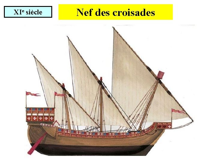 XIe siècle Nef des croisades 