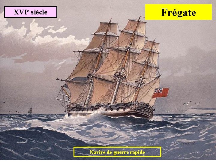 Frégate XVIe siècle Navire de guerre rapide 