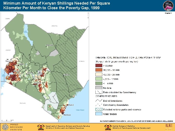 Minimum Amount of Kenyan Shillings Needed Per Square Kilometer Per Month to Close the