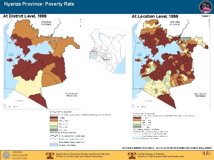 Nyanza Province: Poverty Rate At District Level, 1999 At Location Level, 1999 Chapter 2