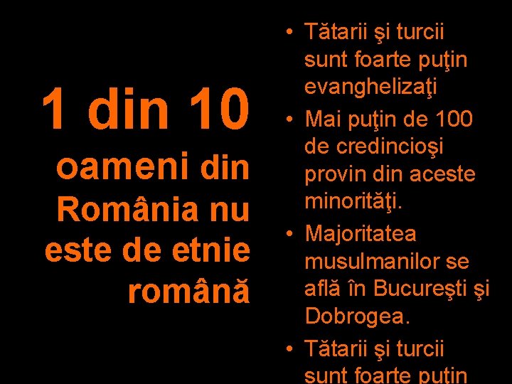 1 din 10 oameni din România nu este de etnie română • Tătarii şi