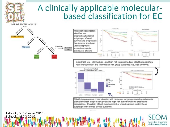 A clinically applicable molecularbased classification for EC Talhouk, Br J Cancer 2015. Talhouk, ASCO