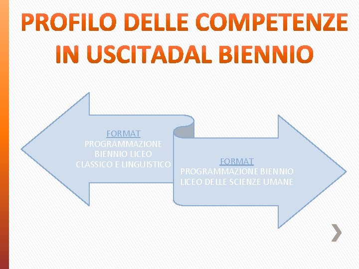 FORMAT PROGRAMMAZIONE BIENNIO LICEO CLASSICO E LINGUISTICO FORMAT PROGRAMMAZIONE BIENNIO LICEO DELLE SCIENZE UMANE