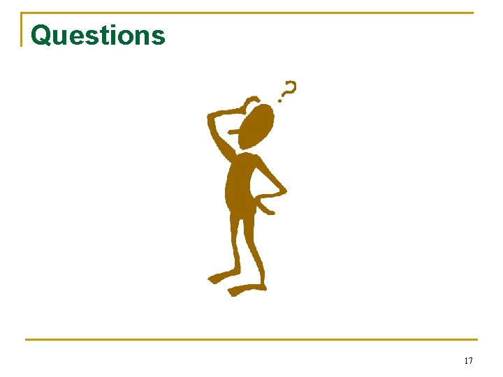 Questions 17 