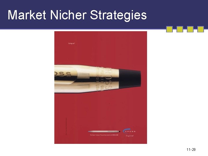 Market Nicher Strategies 11 -29 