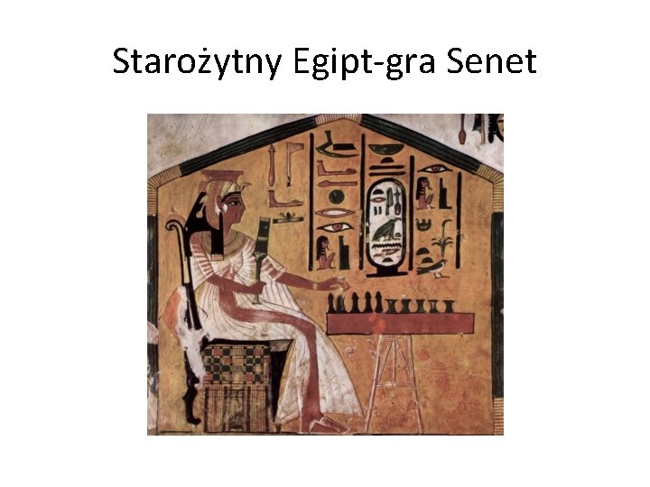 Starożytny Egipt-gra Senet 