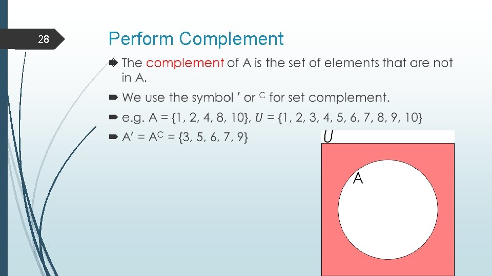 28 Perform Complement 