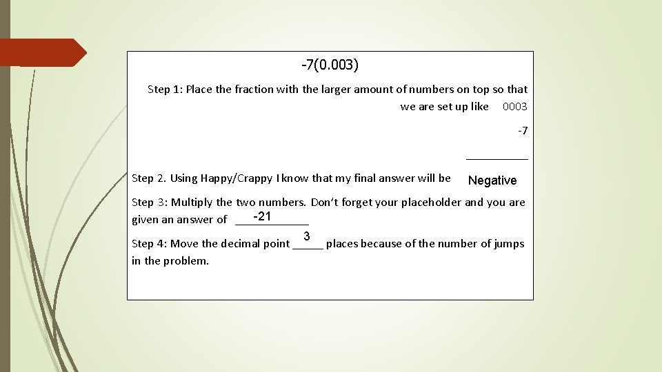 Chapter 2 Big Idea Rational Numbers and Equations