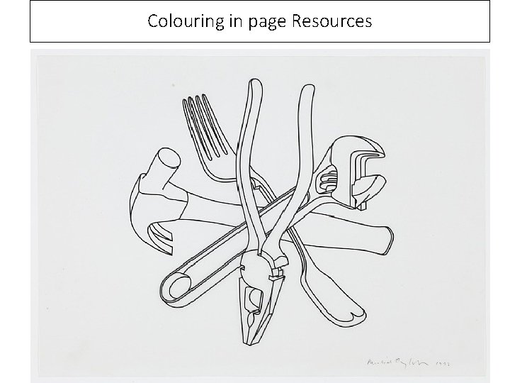 Colouring in page Resources 