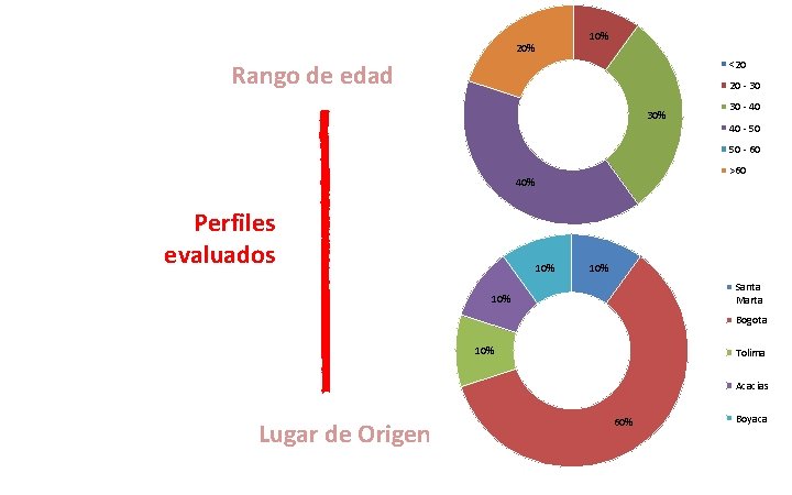 10% 20% <20 Rango de edad 20 - 30 30% 30 - 40 40