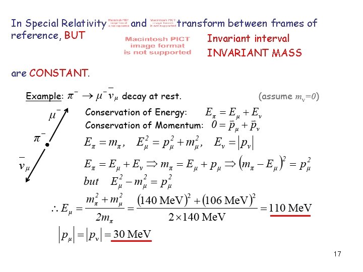 In Special Relativity reference, BUT and transform between frames of Invariant interval INVARIANT MASS