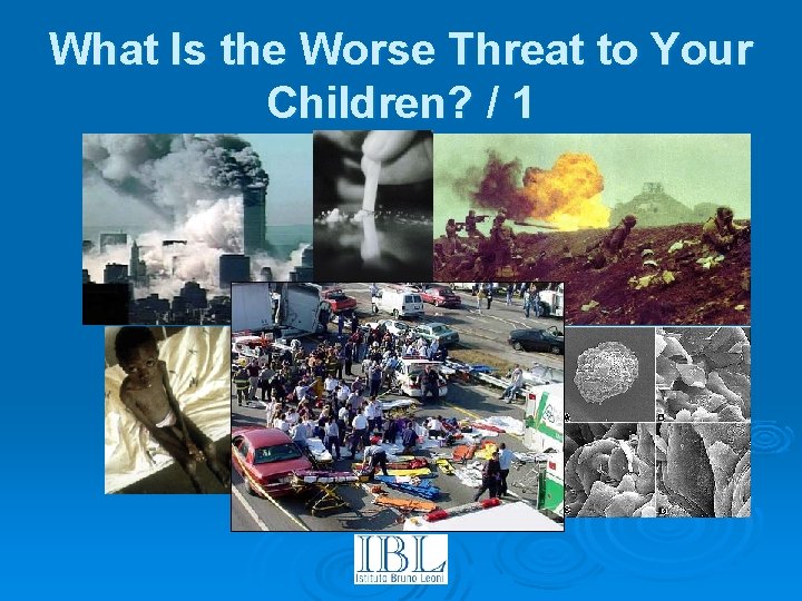 What Is the Worse Threat to Your Children? / 1 