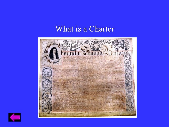 What is a Charter What is a Charter