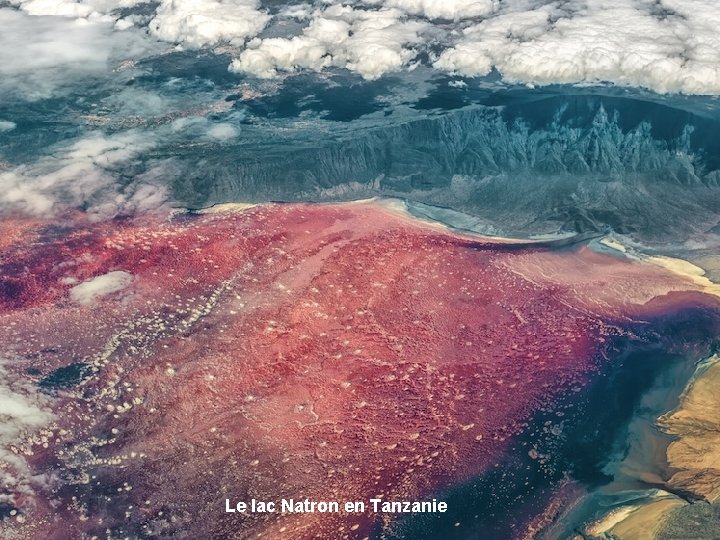 Le lac Natron en Tanzanie 