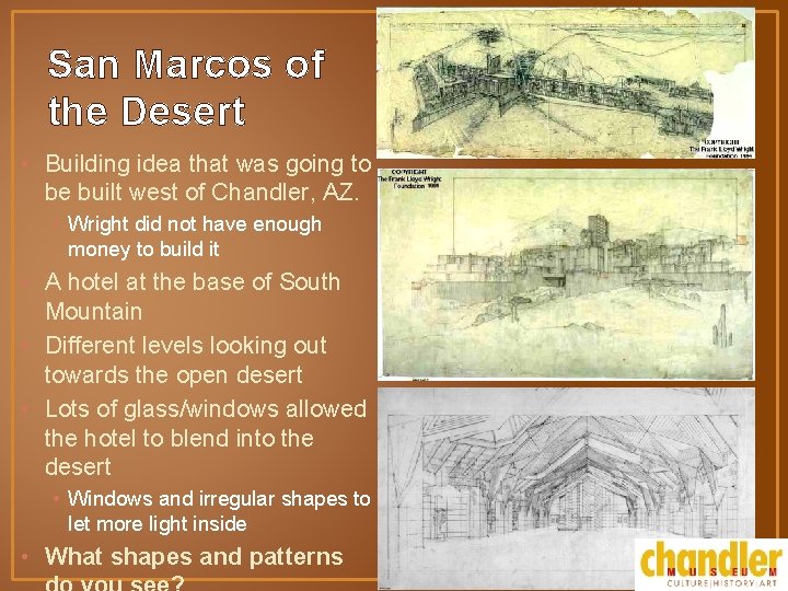 San Marcos of the Desert • Building idea that was going to be built