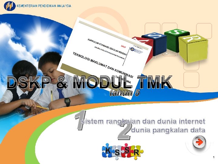 KEMENTERIAN PENDIDIKAN MALAYSIA DSKP & MODUL TMK tahun 5 1 2 sistem rangkaian dunia