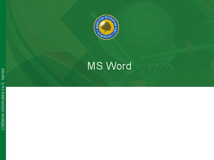 Udžbenik informatike za 6. razred MS Word 