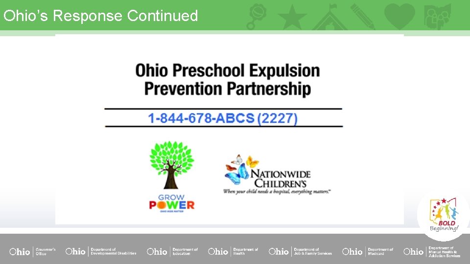 Ohio’s Response Continued 