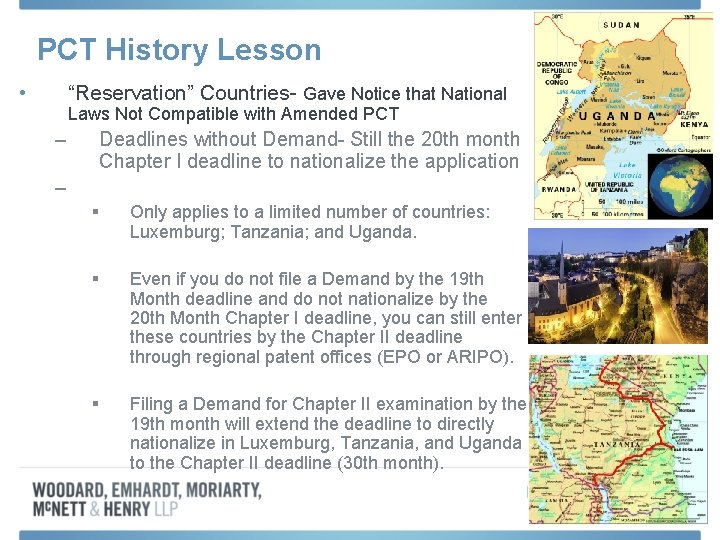 PCT History Lesson • “Reservation” Countries- Gave Notice that National Laws Not Compatible with