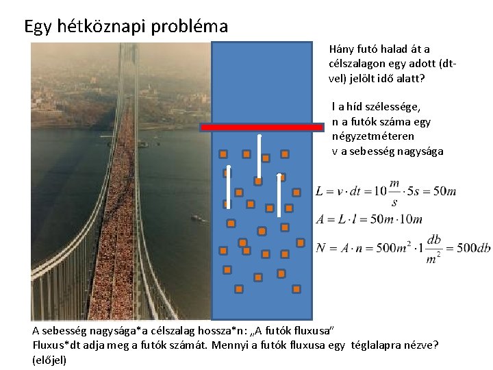 Egy hétköznapi probléma Hány futó halad át a célszalagon egy adott (dtvel) jelölt idő