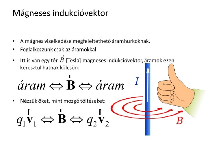 Mágneses indukcióvektor • 