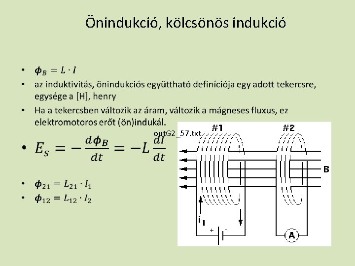 Önindukció, kölcsönös indukció • out. G 2_57. txt 