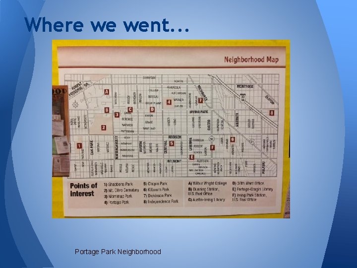 Where we went. . . Portage Park Neighborhood 