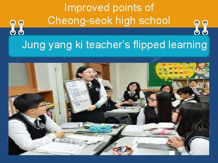 Improved points of Cheong-seok high school Jung yang ki teacher’s flipped learning 