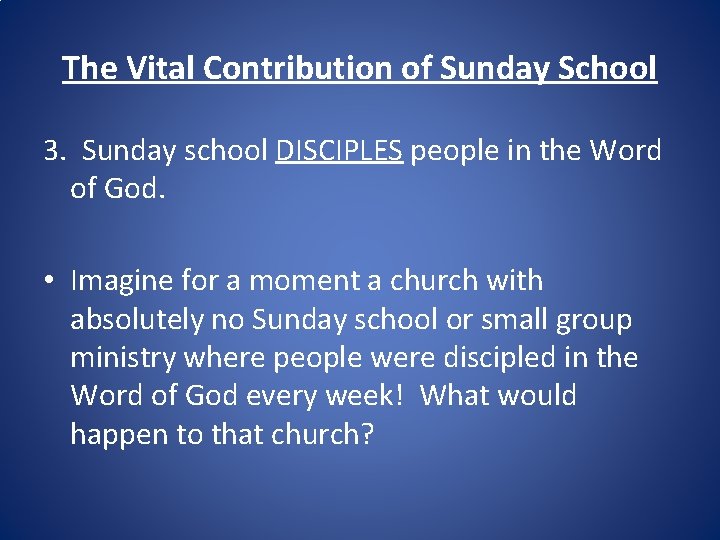 Sunday Contribution Our Objective Today To clear the fog around