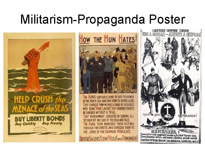 Militarism-Propaganda Poster 