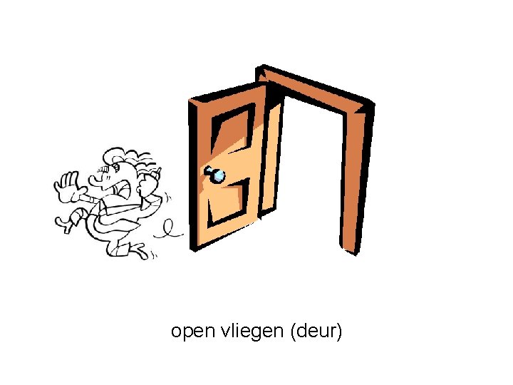 open vliegen (deur) 