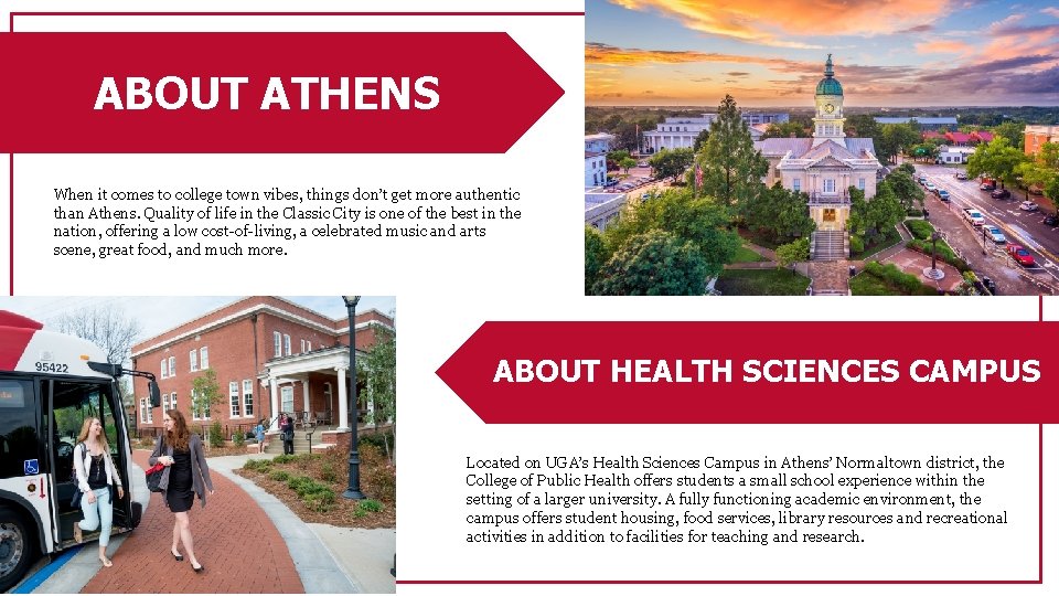 ABOUT ATHENS When it comes to college town vibes, things don’t get more authentic