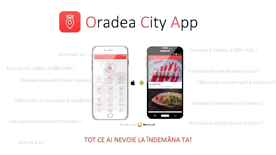 Oradea City App Distrează-te ! Descoperă Oradea și Băile Felix ! Vizitează cele mai