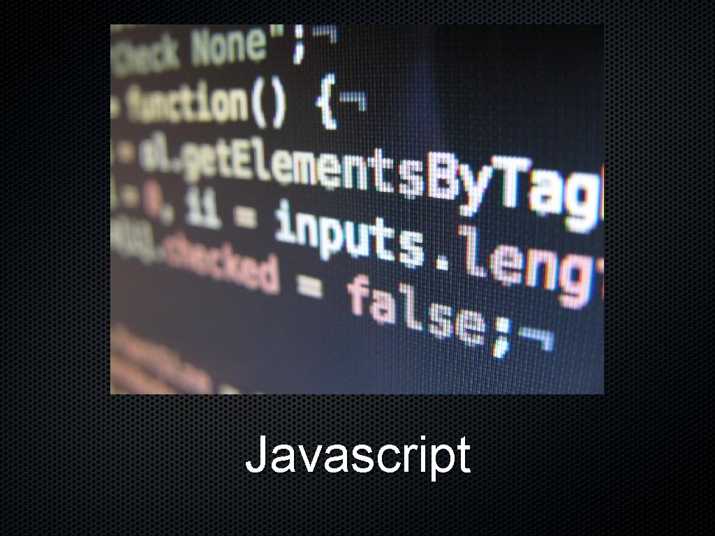 Javascript 