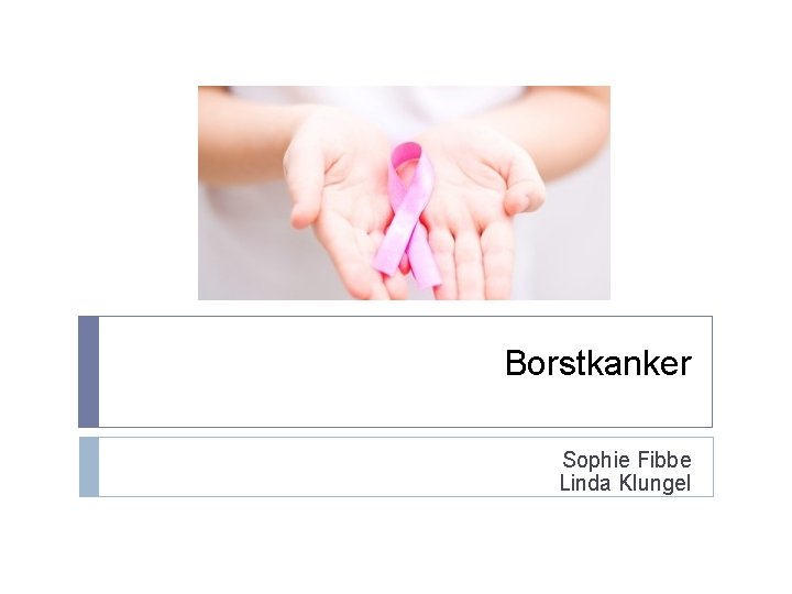 Borstkanker Sophie Fibbe Linda Klungel 